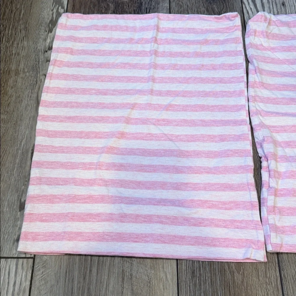 NTBAY®️ Lot x 2 Cotton Jersey Knit Stripe Toddler Travel Pillowcases|